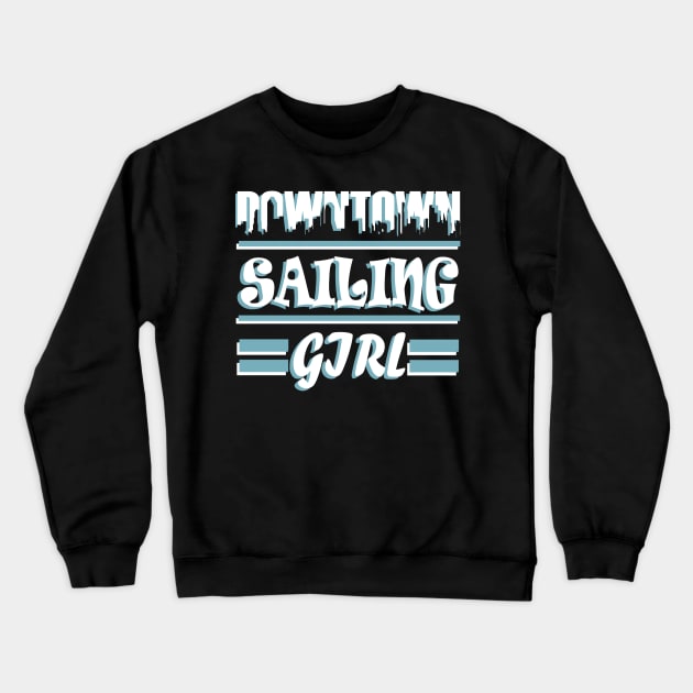 Sailing Sailing ship Captain Wind Women Girls Crewneck Sweatshirt by FindYourFavouriteDesign